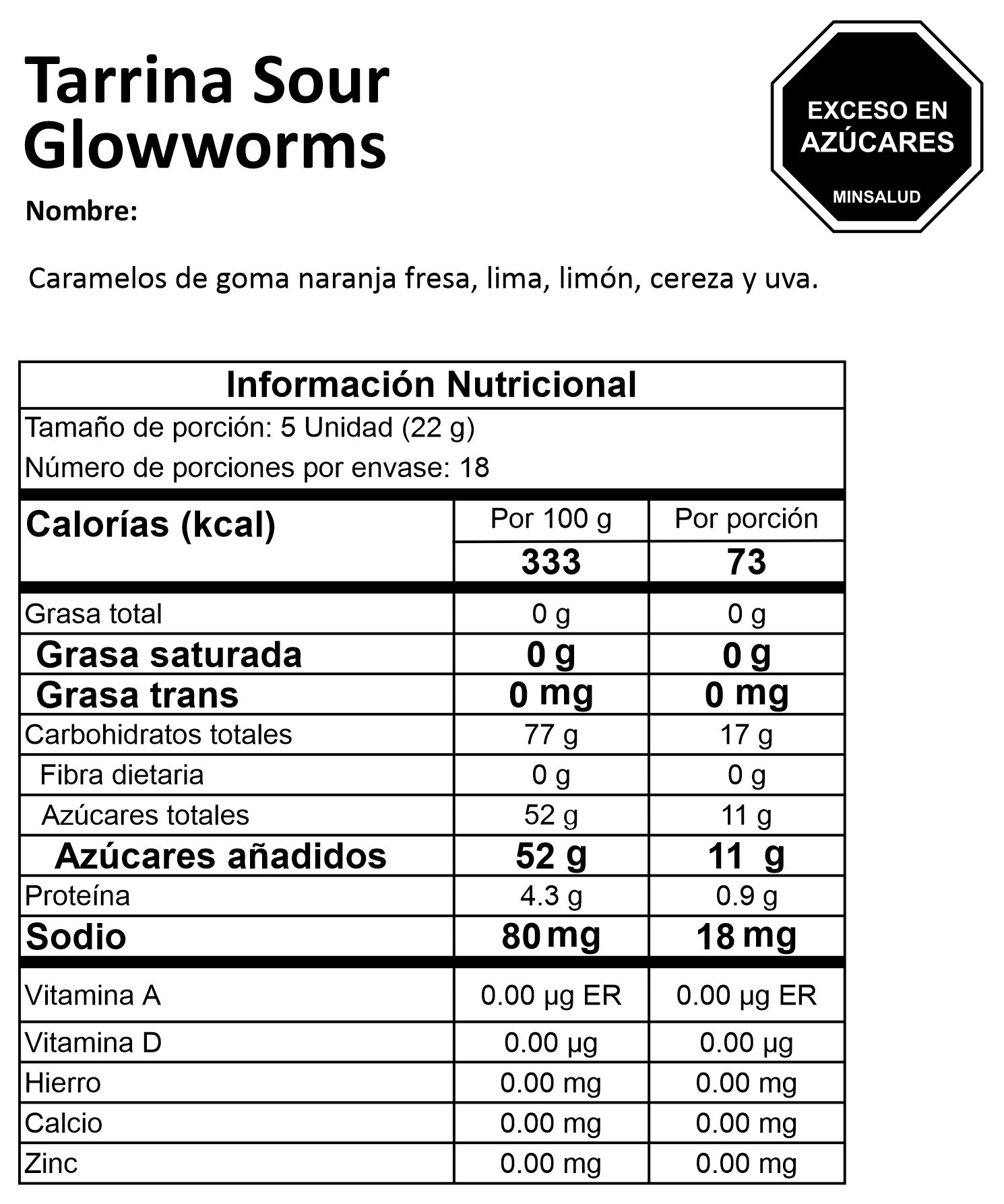 Sour Glowworms
